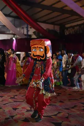 Dhinchak Dandiya 2025 — crowd moment 1